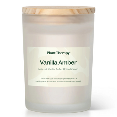 VANILLA AMBER NATURALLY SCENTED CANDLE